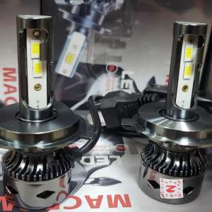 Lampu led mobil Honda Toyota Daihatsu Mitshubishi Suzuki H4 MACRONE MC12 35W 6000K Garansi 1tahun
