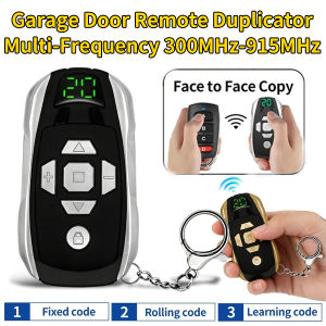 20 in 1 Universal Garage Door Remote Control Rechargeable Gate Controller Key Duplicator Multi-frequency 300-915MHz Door Opener