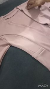 Blazer Wanita Kerja Kantor Scuba Import Jumbo LD 110