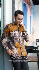 BATIK PEKALONGAN PRIA DEWASA LENGAN PANJANG MOTIF UNIK MEWAH BERKELAS TERBARU KEKINIAN VIRAL NZ0111