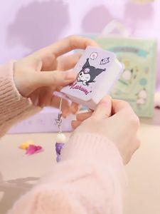 Miniso S06 Không Dây Chuẩn TWS Bluetooth 5.0 Tai Nghe Với Dây Buộc Tuổi Thọ Pin Dài Độ Trễ Thấp Cinnamoroll Giai Điệu Pochaco Kuromi Dây Buộc Với Tai Nghe Không Dây Bìa Sạc Sạc Trường Hợp