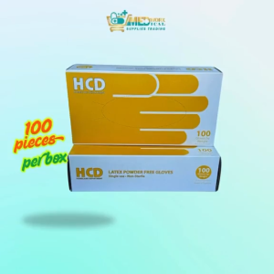 HCD Latex Powder-Free Disposable Gloves | Sold by 10 boxes