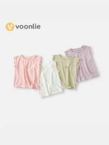 VOONLIE | Áo Thun Không T Tay Cho Bé Gái Mặc Mùa Hè