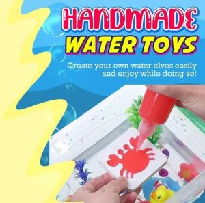 Magic Water Elf Toy Kit Handmade Water Toy DIY Fairy Magic Water Elf Animal Mold Birthday Christmas Gifts for Kids Party Favors