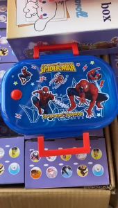 304 Stainless Steel Kids Lunch Box Wadah Makanan Penyimpanan Kapasitas Besar Kotak Bekas Makan Kanak Sekolah Lunch Box Kuromi