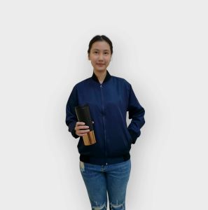 เสื้อแจ็คเก็ตทรงเบสบอลสีกรมท่า ไซส์XL