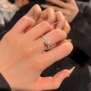 24K Saudi Gold Nasasangla pawnable 100% Original  Moissanite one-carat ring for women gift