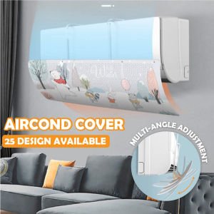 Wahaha Air conditioner Windshield Adjustable Air Cond Shield Aircond Cover Aircon Deflector Baffle Anti Direct Blowing 空調擋風板 防风