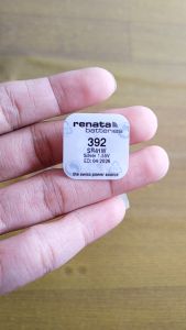 Renata SR41W Baterai jam tangan Renata 392 SR41W Silver 1.55V
