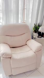 *PRE-ORDER & FREE SHIPPING* ROK by Lazio Sofa! ROK Rocking & 360° Swiveling Recliner Sofa /  VELVET FABRIC MATERIAL -Easy Remove Stain & Scratch Resistant / Recliner Chair/ Adjustable Backrest / Assorted Colours Available / Pet-friendly Sofa