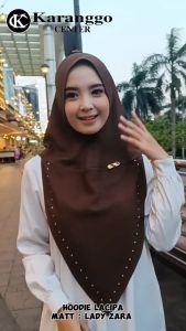 Melyaz Gallery Jilbab instan Terbaru Hoddie Lancip Payet LACIPA Design Elegant Bahan Lady Zara Premium Karanggo