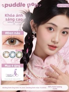 Mắt Kính áp Tròng Đường Kính Lớn Đa Màu Giàu Dưỡng Ẩm Cận Thị