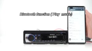 【In Stock】Universal 1 Din Car Stereo Single Din Car Radio Bluetooth 45Wx4 USB AUX In Dash Head Unit