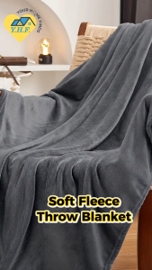 YHF Premium Cotton Blanket - 150x200 cm Soft Fleece Kumot | Throw Blanket for Bed Chair and Sofa | Kumot Cotton Blanket