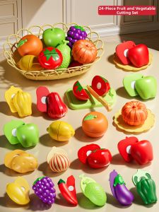 YISBRO | Peelable Chewable Simulation Fruits and Vegetables Toys
