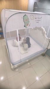 Màn Chụp Đỉnh Vuông Cao Cấp Mộc Miên ( Hình thật )