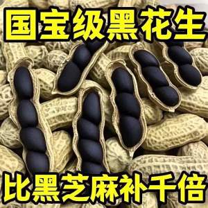 Rich in Selenium Raw Large Kernel Black Peanuts 500g