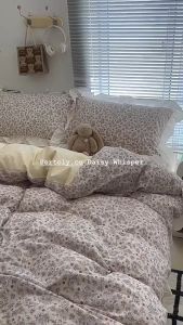 🇲🇾 Ready Stock (Same Day Delivery) DAISY WHISPER 900TC 35CM Washed Cotton Bedsheets Set Flora Series