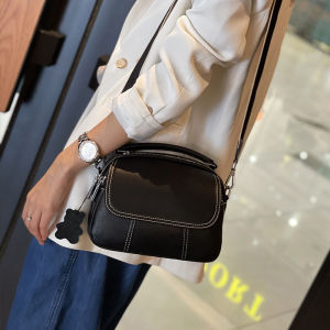 Túi Đeo Vai Mini Bằng Da Bò Nguyên Chất Thời Trang Cho Nữ Túi Đeo Chéo Đeo Vai Đơn Túi Da Mềm Túi Xách Nữ Cổ Điển