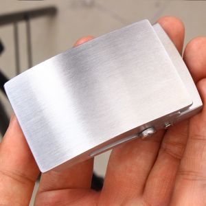 Thắt Lưng Khóa Con Lăn Bằng Thép Không Gỉ 304 Nguyên Chất Dành Cho Nam Giới Quần Không Có Kẹp Lỗ Răng Vòng Eo Phụ Kiện Thời Trang Khóa Thắt Lưng