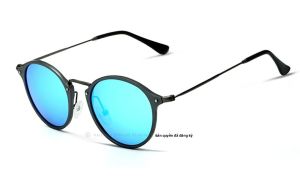 VEITHDIA Vintage Kính Mát Phân Cực UV400 Tròn Kính Chống Nắng Thời Trang Cho Nam Và Nữ Chống Phản Quang Gương Ống Kính Kính Mắt