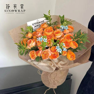 Vải Lanh Tự Nhiên Hoa Hồng Tươi Vải Gói Hoa Cao Cấp Vải Vải Lưới Hoa Tươi Vải Gói Hoa Tươi Vải Lanh Tươi