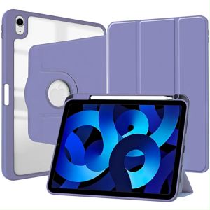 Bao Da TPU Xoay 360° Dành Cho iPad Pro 11 inch (2022/21/20/18) iPad M2/ M1 iPad Air 4/ Air 5 10.9 inch iPad 10 2022 Gen 10 Xoay dựng đứng và ngang Phía trong có ngăn đưng bút tiện lợi