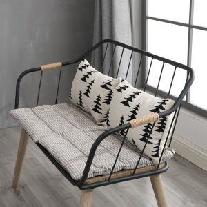 Fanchen Modern Minimalist Solid Wood Home Dining Chair Backrest Computer Chair Restaurant Office Chair Leisure Chair Iron Stool