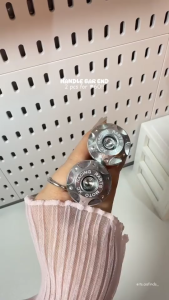 1 pair Motorcycle CNC Handle Bar End Alloy Decoration Handle Plug Grip Stop Universal 【COD】
