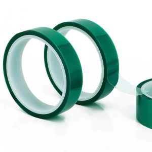 Green PET Film Tape High Temperature Heat Resistant PCB Solder SMT Plating Shield Insulation Protection tapes strips