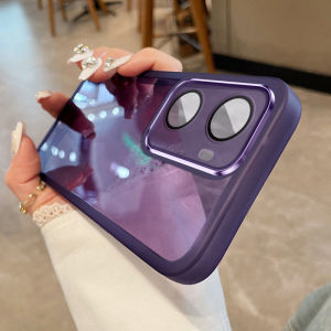 Xiaomi POCO M7 4G International Version Silicone Phone Case with Lens Film Full Cover Anti-Fall Soft Shell Case for Men And Women New Model Hong Pocm Transparent Shell