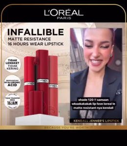 L’Oréal Paris Infallible Matte Resistance Liquid Lipstick for 16H Long Lasting Matte Lips Transfer Proof Smudge Proof Longwear Hydrating Comfort
