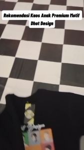 Kaos Anak Motif Dhot Design/ Usia 1-14 Tahun/Catton Combed 30s