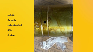 สลักแขนดั้ม โต 75มม มีตีนเป็ด รุ่น ปิ้นล็อค ความยาวทั้งตัว 140มม มีหัวอัดจาระบี สลักดั้มพ์ เหล็กแข็งอย่างดี/DDNHK