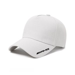 หมวกเบสบอลแบบลำลองสำหรับกลางแจ้ง หมวกทรงสี่เหลี่ยม หมวกแฟชั่นแบบเรียบง่าย หมวกกันน็อคแบบอเนกประสงค์ หมวกกันน็อคแบบทันสมัย ​​แบรนด์ Mercedes AMG