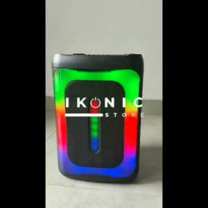 IKONIC Speaker Portable Bluetooth Super Bass F 1288 A / F 1288 B LED 6.5 Inch Free Mic FM USB SD Card