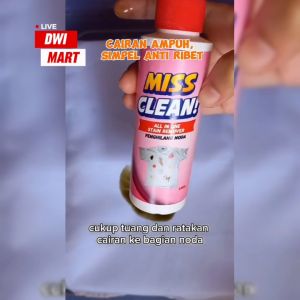 Cairan Penghilang Pembersih Noda Serbaguna All In One Baju Pakaian Putih Warna Membandel Miss Clean