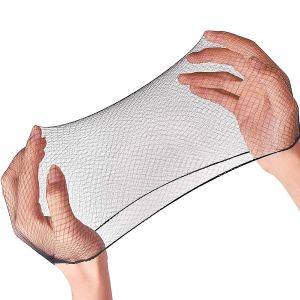 Hair Net 50 Pcs 24 Inches Hair Nets Elasticity Invisible Elastic Mesh for Food Service Ballet Bun Sleeping Women and Wig