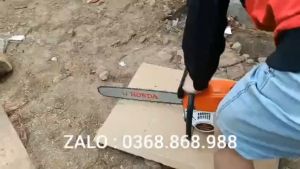 MÁY CƯA XÍCH CHẠY XĂNG KUSHIMA KSM-58 DÙNG XÍCH LỚN CÔNG NGHỆ NHẬT BẢN