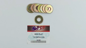 Ring Plat 12 WP 8 X 20: Harga Per Pak Isi 10 (PSP) Reng Pelat Washer Kunci 12 Diameter 8mm X 20mm