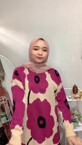 letty sweater rajut oversize wanita kekinian / sweater crop rajut tebal wanita lengan panjang / atasan rajut wanita import / sweater rajut cewek korean style / sweater rajut perempuan motif bunga / baju rajut wanita murah terbaru kekinian viral