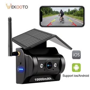 2026 New Solar Magnetic WiFi Wireless Backup Camera 1080P IP69 Night Vision Easy Install Rear View Cam for IOS Android Truck RV