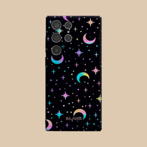 Pastel Star Moon For Samsung Galaxy S26 S25 S24 A56 A36 Phone Case Protection Cover for Women Girl Blank