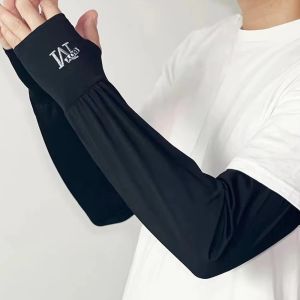 Mens Ice Arm Sleeves Sunscreen / Cool Muff Driving Gloves / Elastic & Lightweight / for Outdoor UV Protection Arm Cover Sleeves