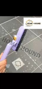 HOME + HOUND 360-Degree Rotating Cleaning Brush with Hair Clip and Curved Handle