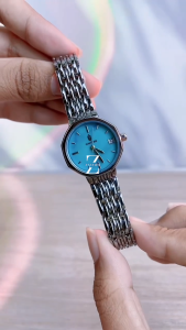 Gaviten Jam Tangan Wanita Gaviten GV 102 Silver Green Original Garansi Resmi 1 Tahun