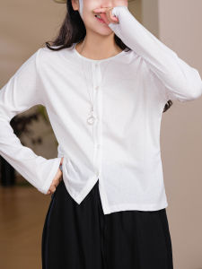 XIAOER | Simplicity Design Lightweight Fitted Knit Cardigan