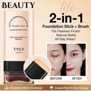5-color Eraser Foundation Stick Invisible Pore Even Skin Tone Primer Stick - Magic Eraser Foundation Stick - Hydrating Sheer Concealer Cream Long Lasting