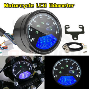 12V Motorcycle Digital Odometer Speedometer: A Universal Gauge with LED Indicator
