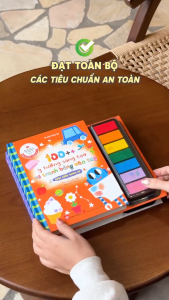 Sách 100 Ý Tưởng Sáng Tạo Vẽ Tranh Bằng Vân Tay - Đinh Tị Books (Chọn lẻ 1 Động Vật - Đại Dương)